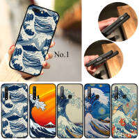 30TEE Japanese wave art อ่อนนุ่ม High Quality ซิลิโคน TPU Phone เคสโทรศัพท์ ปก หรับ Huawei Nova 7 SE 5T 4E 3i 3 2i 2 Mate 20 10 Pro Lite Honor 20 8x