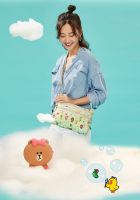 Lesportsac 2023 Line Friends ร่วมแบรนด์กระเป๋าสะพายไหล่แฟชั่น3352