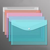 【hot】 File Holder Folder Size Transparent Document Folders Thickened Holders for Office School Supplies