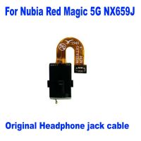 Fon Kepala Fon แจ็คสัญญาณเสียงสายเคเบิลงอได้สำหรับ ZTE Nubia Red Magic 5G 5S NX659J