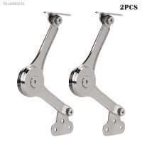 ▽ 2Pcs Heavy Duty Lid Support Hinges Soft Close Folding Lid Stay Hinge Keep Lid Hinge Open for Cabinet Kitchen Wardrobe Hardware