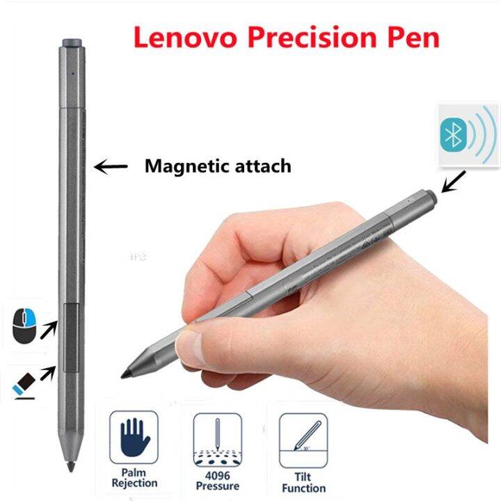 New 4096 Levels Original Bluetooth Stylus Pen For Lenovo Ideapad Flex 5 5i 6 14 15 C340 Laptop 9825