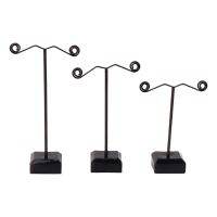 【LZ】卍▽✿  Brincos Stud Display Stand Holder Independente para Anéis Lojas e Desktop 3pcs