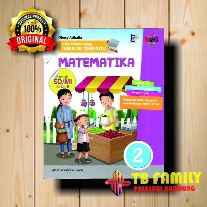 Buku Matematika Kelas 2 Sd Buping Matematika Sd Kelas 2 Erlangga Baru Dan Original Lazada Indonesia