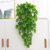 Artificial Turtle Leaf Plant Vine Decoration Artificial Flower Ivy Hanging Wreath Wedding Home Wall Decoration Artificial Plant