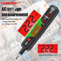 Habotest เครื่องตรวจสอบความถี่ความต้านทานความจุแรงดันไฟฟ้ากระแสสลับ12-300V มัลติมิเตอร์ Rms จริงศิลปะสำหรับปากกาดิจิตอล