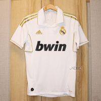 เสื้อฟุตบอลย้อนยุค เกรด Retro  Real Madrid ปี 2011 Home เฟล๊ก Cristiano Ronaldo (ถ่ายจากสินค้าจริง ตรงปก 100%)