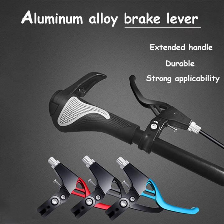 1 Pair Aluminium Alloy Bicycle Levers Hand Brake MTB BMX Brake Levers