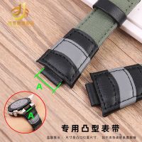 Suitable for Casio watch mens heart of steel GST-B400AD-1A4 modified canvas nylon watch strap accessories