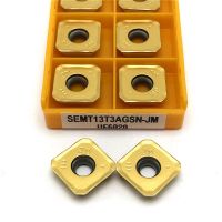 SEMT13T3AGSN-JM UE6020 เครื่องมือกลึงโลหะคาร์ไบด์แบบถอดเปลี่ยนได้ CNC Milling insert SEMT 13T3 เครื่องมือตัดเครื่องมือกัดเครื่องมือกลึง