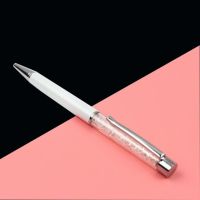 【⊕Good quality⊕】 miciweix ปากกาคริสตัล Genkky ปากกาบอลพอยท์เพชรเครื่องเขียนปากกาลูกลื่น Caneta Zakka วัสดุสำนักงานอุปกรณ์การเรียน10ชิ้น/ล็อต