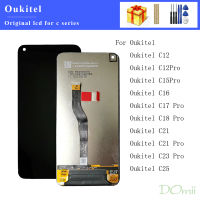 ต้นฉบับ Oukitel C12 Pro C15Pro C16 Pro C17 Pro C18 Pro C21 C21 Pro C23 Pro C25จอแสดงผล LCD Touch Screen Digitizer Assembly