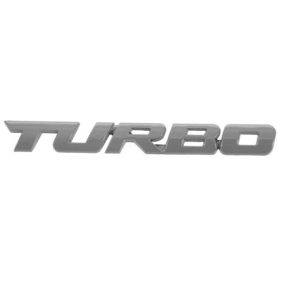 TURBO Universal Car Motorcycle Auto 3D Metal Emblem Badge Decal Sticker