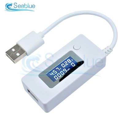 USB สร้างสรรค์ทดสอบพร้อมสายแอลซีดี USB แรงดันไฟฟ้าแบบพกพาสำหรับโทรศัพท์มิเตอร์วัดค่าและปรับระดับกระแสไฟ