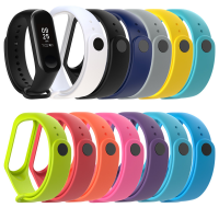 ของอยู่ไทย??สายซิลิโคน สายรัด mi band 4 3 miband 3 4 สายเสริม สายเปลี่ยน ถูกมาก mi band 4 miband3