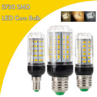 หลอดไฟข้าวโพด LED 9W 27Leds E27 E14แอลอีดีซุปเปอร์สว่าง E26 E12แชนเดอเลียร์ LED แบบ SMD DC 12V 24V การตกแต่งบ้าน