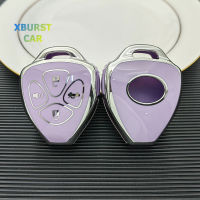 Soft TPU รถ REMOTE Key SHELL FOB สำหรับ Toyota Camry Corolla Avalon Venza Reiz RAV4 Crown Key Case อุปกรณ์เสริม