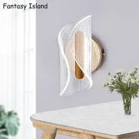 Creative indoor Led Wall Lamp For Living Room TV Background Wall Light Bedroom Study Room Creative Bedside Lamp LED Home Decor