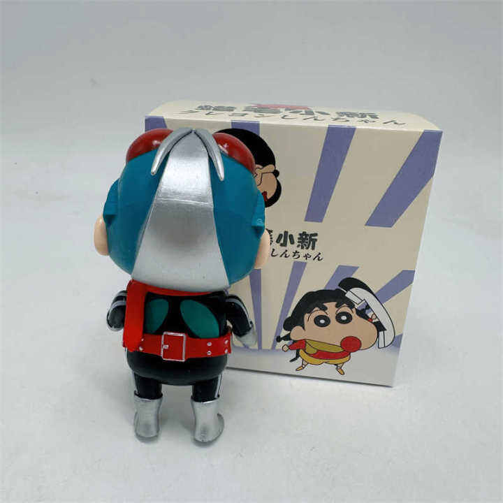 crayon-shin-chan-as-ed-rider-น่ารัก-q-ver-ของเล่นตุ๊กตาขยับแขนขาได้อะนิเมะ13ซม