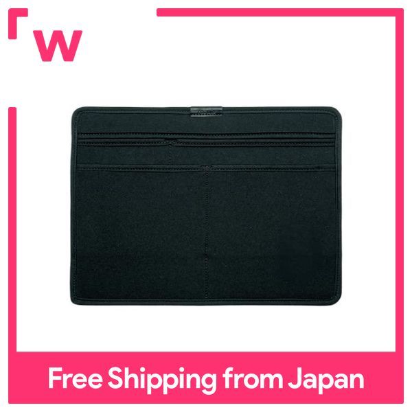kutsuwa-กระเป๋าเก็บของถุง-ta004bk-ดำ-แฟ้มกว้างสีดำ