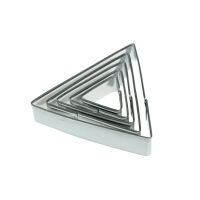 5pcs/set DIY Triangle Stainless Steel Cookies Cutter Cake Cookie Mold Slicer Frame Biscuit Cutters