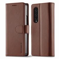 For Samsung Galaxy Z Fold 3 5G Case Flip Leather Cover For Samsung Z Fold3 5G Case Wallet Magnetic Card Holder