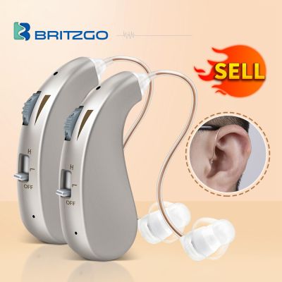 ZZOOI Britzgo Hearing Aid For Deafness Mini Digital Wireless USB Device Charging Sound Amplifier For The Elderly Ear Hearing Aid