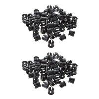 100pcs 5mm Black Plastic LED Holder Case Clip Display Panel