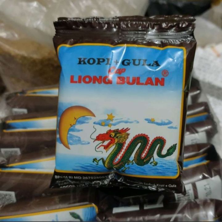 Kopi Liong Bulan Plus Gula Isi 20pcs Lazada Indonesia