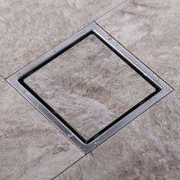 Tile Insert Square Floor Waste Grates Bathroom Shower Drain 110 x 110 or 150x 150MM,304 Stainless steel  by Hs2023