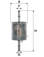 WF8352 กรองเชื้อเพลิง WIX รุ่น : Chev Optra 1.6/1.8 ปี04