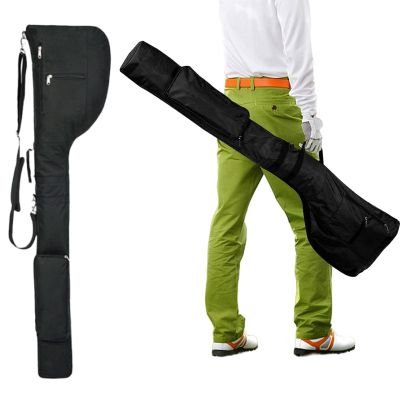 Sunday Golf Bag Portable Golf Travel Bag for 8-10 Golf Clubs Lightweight Carry Bag for Men Women Foldable Golf Training Pouch