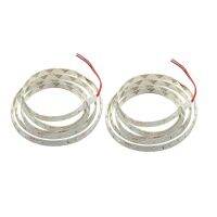 2pcs 1M 60-3528 SMD Waterproof LED Light Strip DC12V - Red &amp; Blue