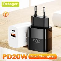 บล็อกเครื่องชาร์จ PD สองพอร์ต PD พอร์ตคู่20W ได้รับการรับรองเครื่องชาร์จติดผนัง Gfd255High-speed ประเภท C ที่ชาร์จแบตเตอรี่โทรศัพท์อย่างรวดเร็วสำหรับการชาร์จอินเตอร์เฟซ Type-C