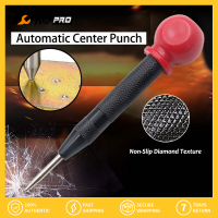 AumoPro Automatic Center Punch Drill With A Protective Sleeve Metal Drills Spring Loaded Dent Marker Sample Punching Center Punch Drill Bit Tools Break Device Positioner Semi Automatic Window Breaking Device