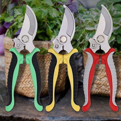 Professional Sharp Bypass Pruning Shears Tree Trimmers Secateurs Hand Pruner Garden Shears Clippers For Garden Beak Scissors