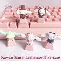 Cartoon Mechanical Keycaps Cinnamoroll Kawaii Anime Pbt Cap Personalized Custom