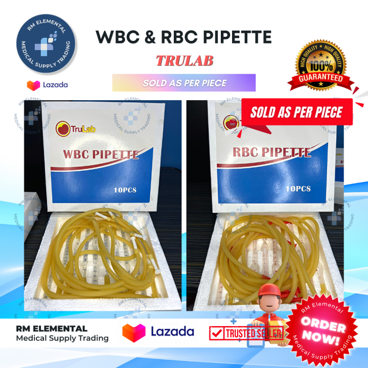 RBC and WBC PIPETTE per piece Lazada PH