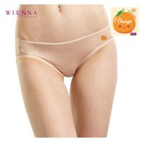 Wienna DU82100 ชุดชั้นใน เวียนนา กางเกงใน Fruity Panties Bikini บิกินี่ หอมกลิ่นผลไม้ กลิ่นส้ม อุ้มก้น ไซซ์ M,L,E(XL) สีเนื้อ , ส้ม