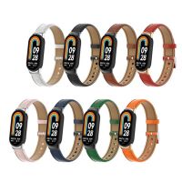 ♛✤ Strap For Xiaomi Mi Band 8 Nfc Waterproof Soft Leather Wristband Bracelet Replacement For Xiaomi Band 8 Nfc Wrist Accessories