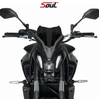 Motorcycle Sports Black Windscreen Windshield Visor Fits For YAMAHA MT-07 2021 2022 SP MT07 21-22 FZ07 FZ-07