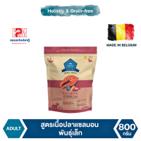 Buzz Netura Adult Dog Small Breed Food Salmon Formula สูตรเนื้อปลาแซลมอน สำหรับสุนัขโตพันธุ์เล็ก ขนาด 800 G. (เม็ดเล็ก)