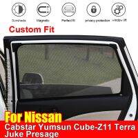 สำหรับ Nissan Cabstar Yumsun Cube-Z11 Terra Juke Presage ที่คลุมกระบังแสงตาข่ายม่านบังแดดบังแดด