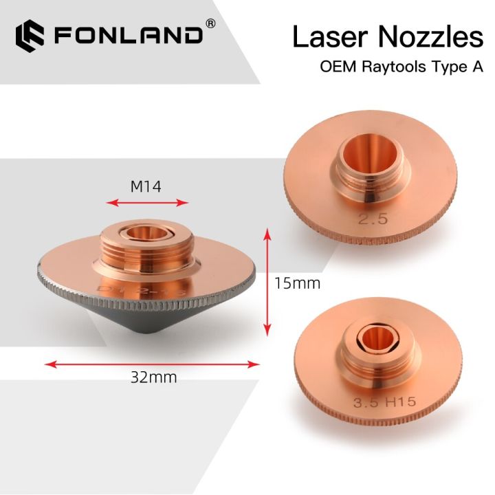 fonland-raytools-diameter-32mm-h15-caliber-0-8-6-0-single-double-layers-welding-laser-nozzles-for-fiber-laser-cutting-machine