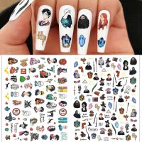 【LZ】 Newest Design 3D Back Glue Self Adhesive Decal Stamping DIY decoration tips Nail Stickers TSC225