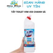Nước tẩy bồn cầu TOILET vệ sinh nhà tắm VIM 450ML trắng sáng diệt khuẩn, tẩy bẩn diệt khuẩn 99.9%