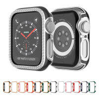 กรอบนาฬิกาสำหรับนาฬิกา Apple ตัวป้องกันกันชนเพชรเคสระยิบระยับสำหรับ IwatchSE 8 7 6 5 4 3 2 1 41มม. 45มม. 44มม. 38มม. 42มม.