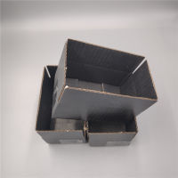 10pcs black Paper Corrugated Cardboard Box Shipping Packaging Carton Box