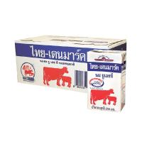 ไทยเดนมาร์คนมยูเอชที นมไทยเดนมาร์ค ไม่ผสมนมผง รสจืด ผลิตจากนมวัวแท้ 100% โปรตีนสูง 200 มล (แพ็ค 12 กล่อง) UHT milk Thai-Denmark