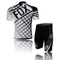 Firefox Summer Breathable Mountain FOX Black And White Version To A Single Team Equipped With Short Sleeve Cycling Suit Men And Women Section